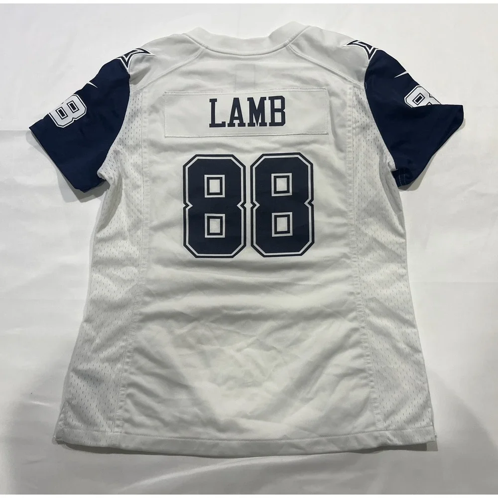 Dallas Cowboys CeeDee Lamb Nike Jersey Womens Medium White NFL On Field Football